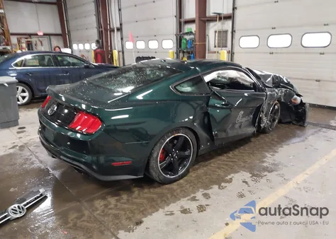2020 Ford Mustang Bullitt Premium Fastback from USA, damaged, VIN 1FA6P8K05L5581526